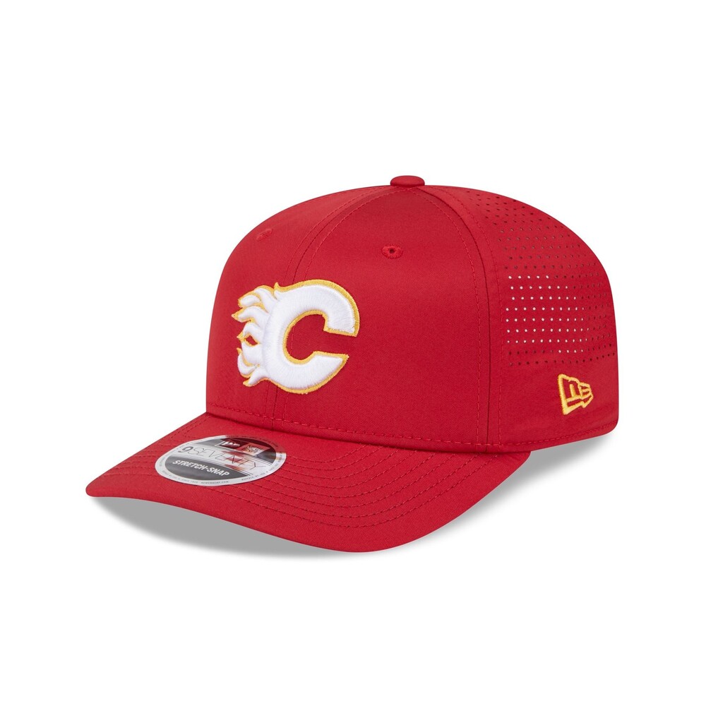 New Era Calgary Flames Perform 9SEVENTY Stretch-Snap Hat - One Size